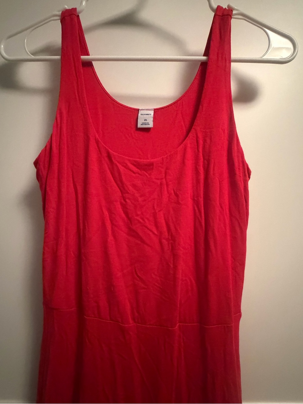 Old Navy Classic Sleeveless Red Summer Dress - xs - Picture 2 of 4